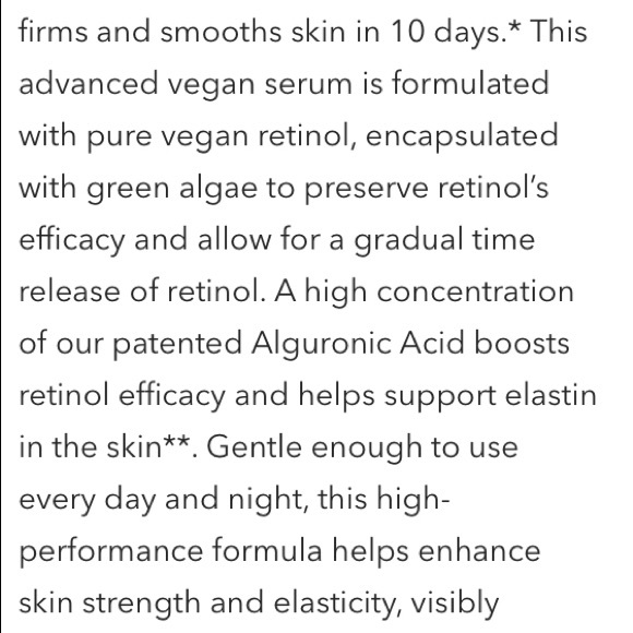 NIB Algenist Elevate Advanced Retinol Serum - Picture 3 of 4